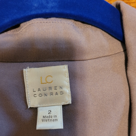 LC lauren conrad gray button blazer - Picture 8 of 8